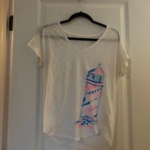 Lilly Pulitzer lighthouse t-shirt XS